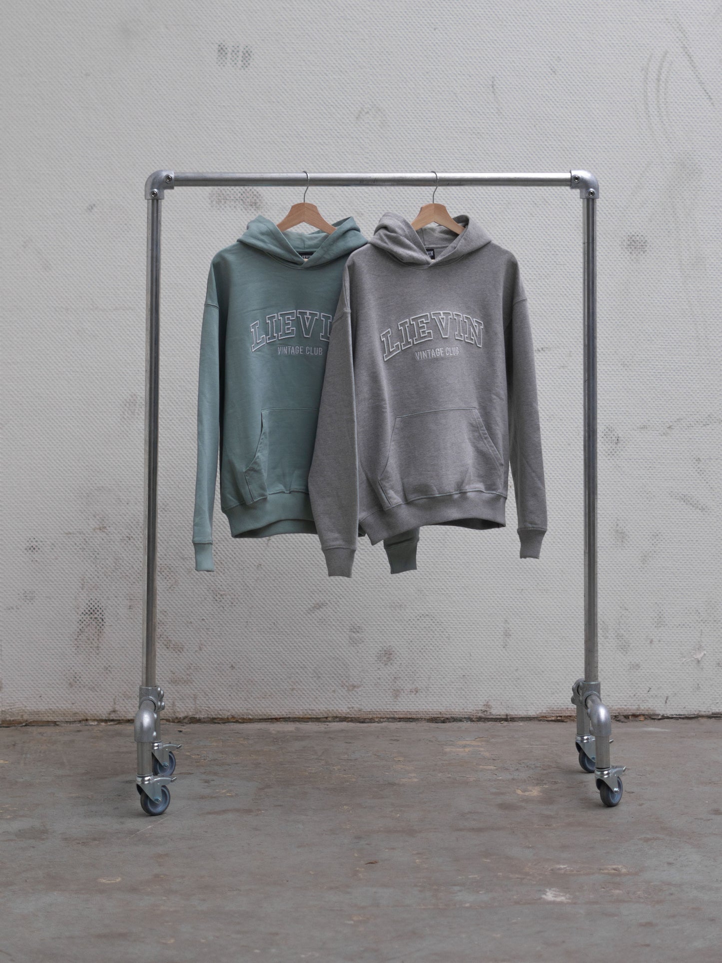 COLLEGE HOODIE GREY